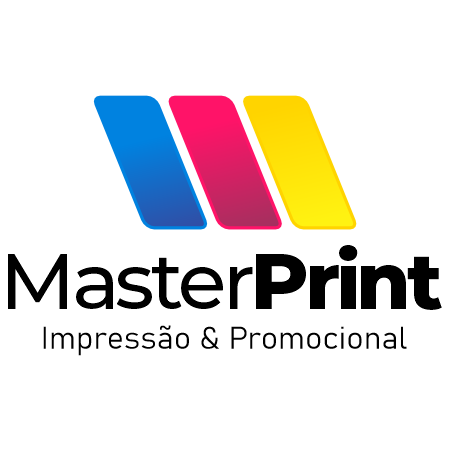 Logotipo da Master Print Brindes Manaus, especializada em brindes corporativos e personalizados para empresas em Manaus, Amazonas.